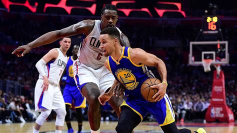 WARRIORS at CLIPPERS .